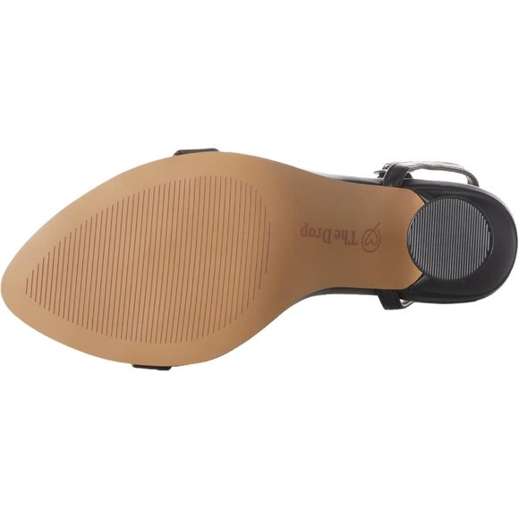 🆕Women’s Black Lina Trend Heel Sandals Polyurethane Fashion Shoes - Picture 4 of 8